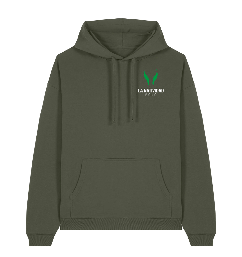 Sudadera con capucha La Natividad Classic Verde Ligera
