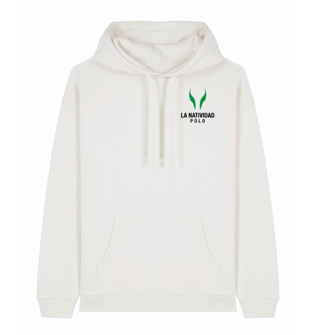 La Natividad Classic sudadera con capucha blanca