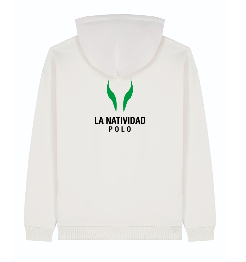 La Natividad Classic sudadera con capucha blanca