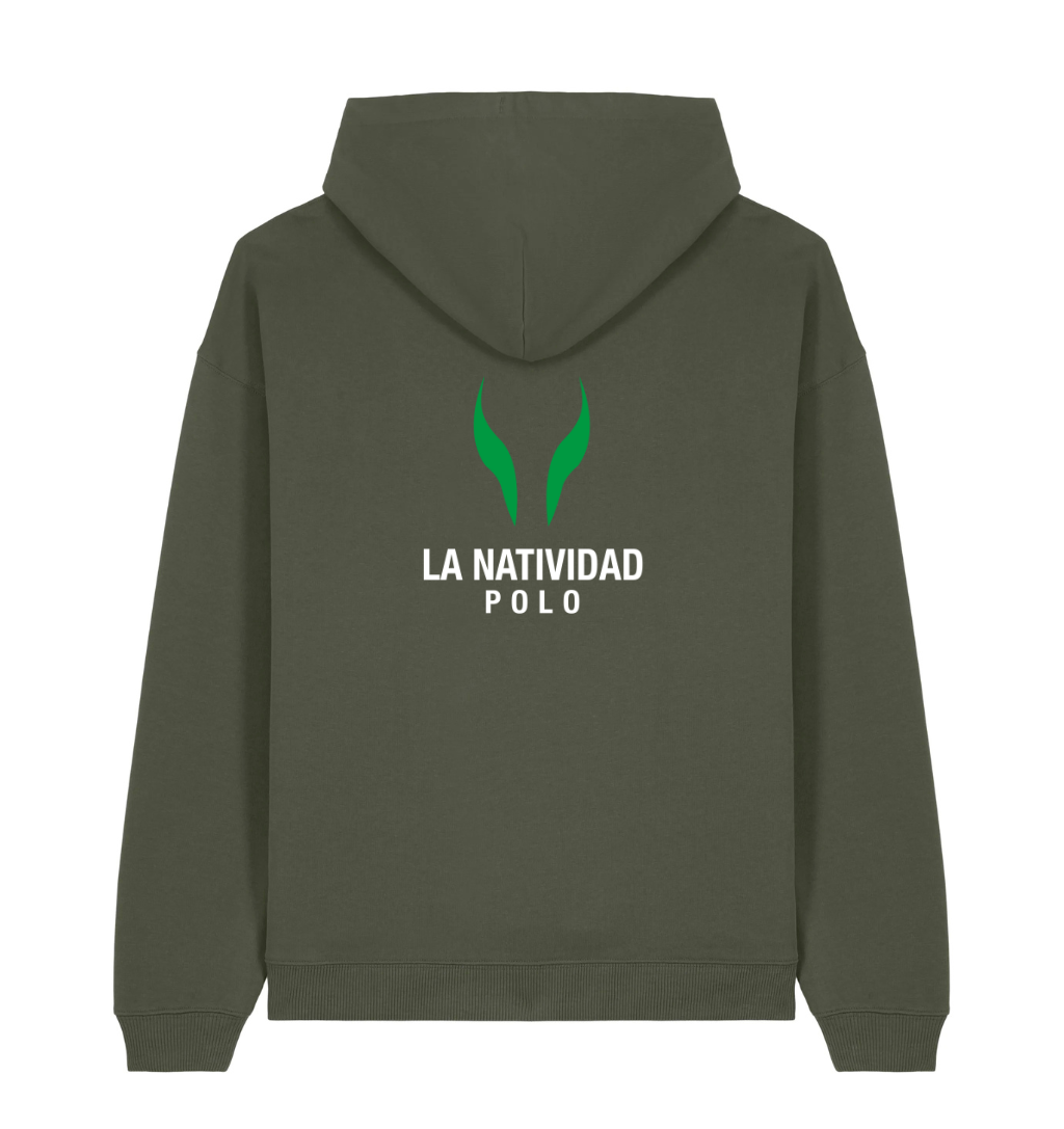 Sudadera con capucha La Natividad Classic Verde Ligera