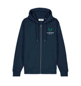 Sudadera con capucha y cremallera La Natividad Classic French Navy