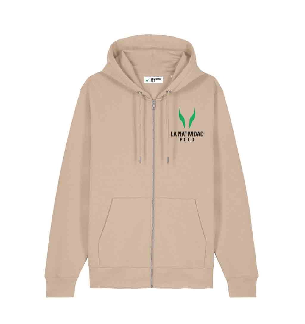 Zip Hoodie La Natividad Classic Camel