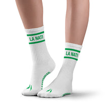 Cargar imagen en el visor de la galería, La Natividad White Sports Socks
