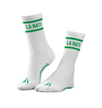 Cargar imagen en el visor de la galería, La Natividad White Sports Socks
